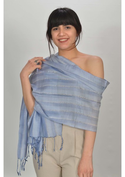 El Dokuması Kadın Ipek Şal