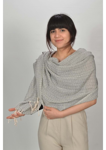 El Dokuması Kadın Ipek Şal