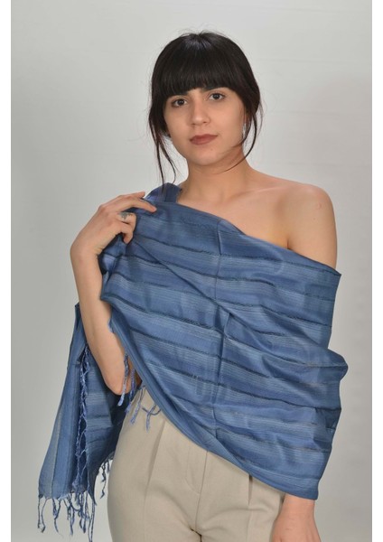 El Dokuması Kadın Ipek Şal