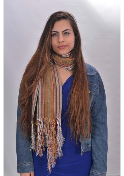 El Dokuması Kadın Pamuk Şal