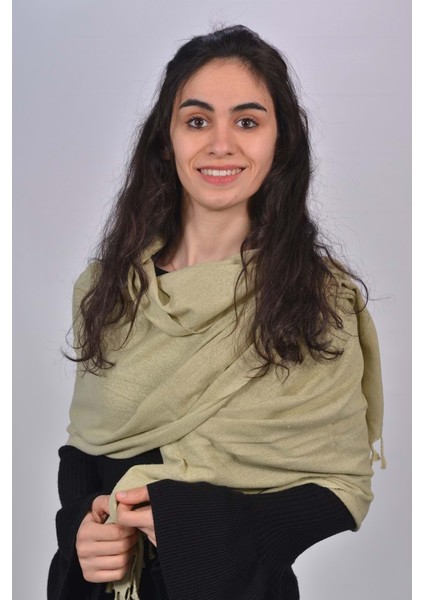 El Dokuması Kadın Ham Ipek Şal