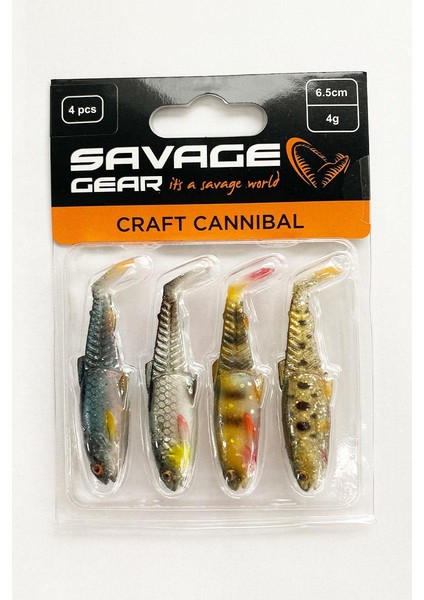 Craft Cannibal 6.5cm 4gr Clear Water Mix 4 Adet
