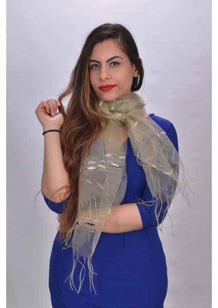 Kadın Şeffaf Ipek Şal