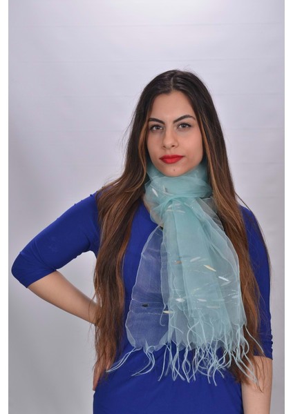 Kadın Şeffaf Ipek Şal