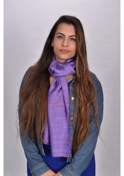 El Dokuması Kadın Ipek Şal