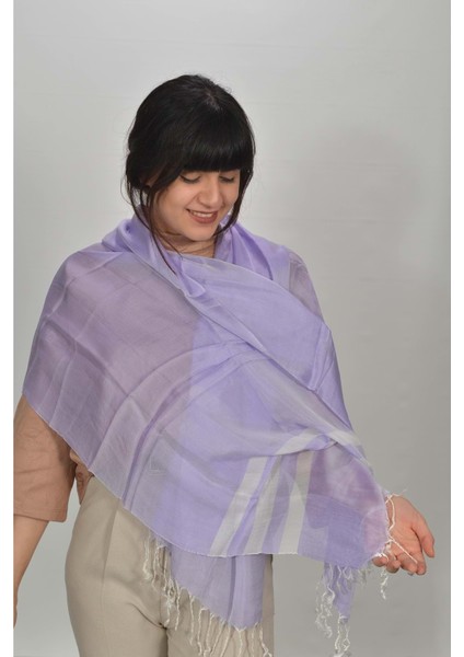 El Dokuması Kadın Ipek Şal