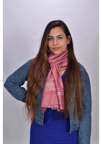 El Dokuması Kadın Bambu Şal