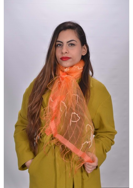 Kadın Şeffaf Ipek Şal