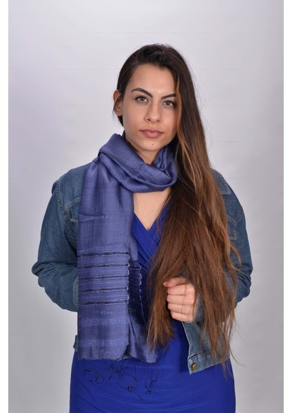 El Dokuması Kadın Ipek Şal