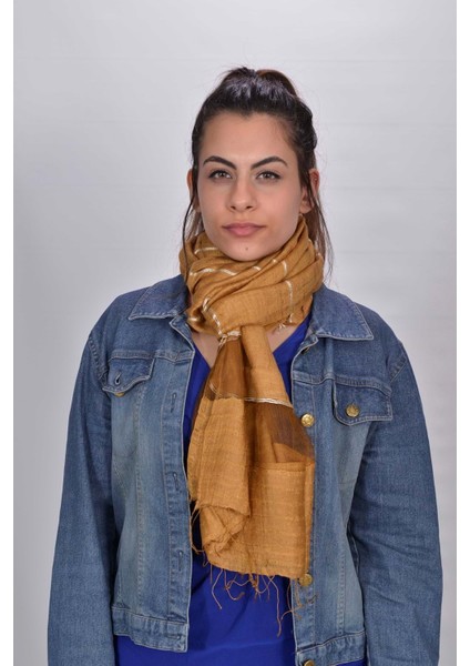 El Dokuması Kadın Ipek Şal