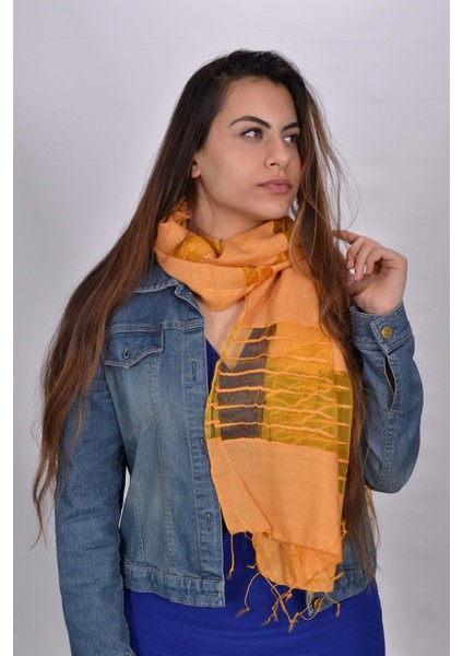 El Dokuması Kadın Ipek Şal