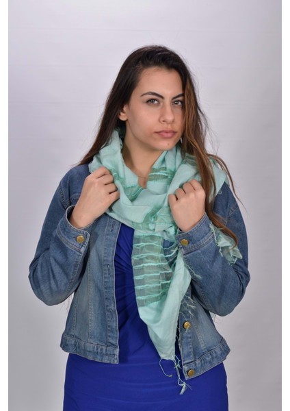 El Dokuması Kadın Ipek Şal