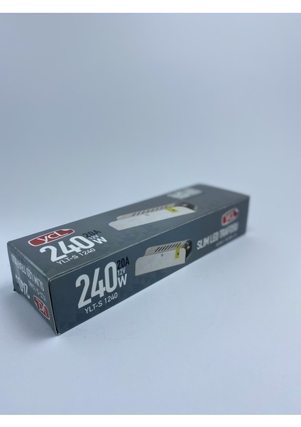 Ycl 240W Slim Kasa Iç Mekan LED Trafosu 20A 12V Ylt-S 1240