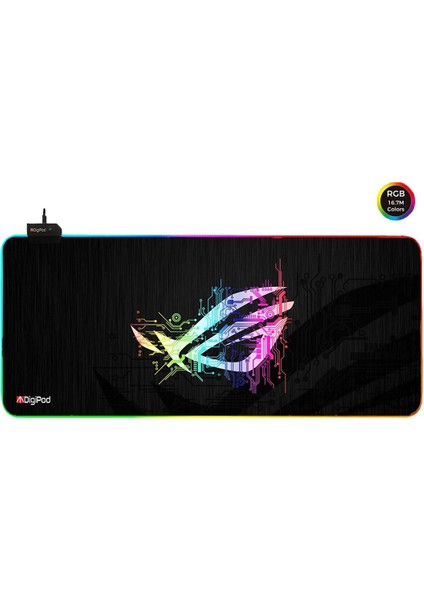 Rgb Rgb 70X30 Xl Rgb Kaymaz Taban 4mm Oyuncu Mousepad