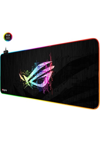 Rgb Rgb 70X30 Xl Rgb Kaymaz Taban 4mm Oyuncu Mousepad