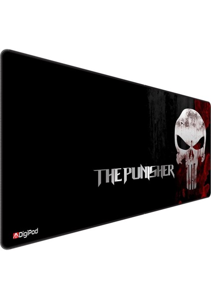 Gaming Oyuncu Mousepad 90X40 XXL Kaymaz Taban 4mm Kalınlık PUNİSHER