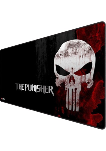 Gaming Oyuncu Mousepad 90X40 XXL Kaymaz Taban 4mm Kalınlık PUNİSHER