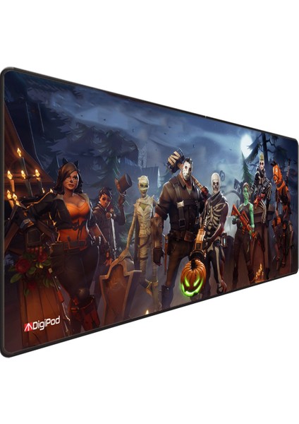 Gaming Oyuncu Mousepad 90X40 XXL Kaymaz Taban Dikişli FORTNİTE 4mm Kalınlık