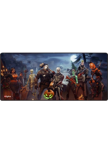 Gaming Oyuncu Mousepad 90X40 XXL Kaymaz Taban Dikişli FORTNİTE 4mm Kalınlık