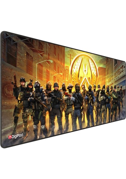Gaming Oyuncu Mousepad 90X40 XXL Kaymaz Taban 4mm Kalınlık ORDU
