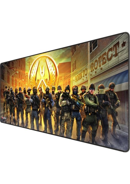 Gaming Oyuncu Mousepad 90X40 XXL Kaymaz Taban 4mm Kalınlık ORDU