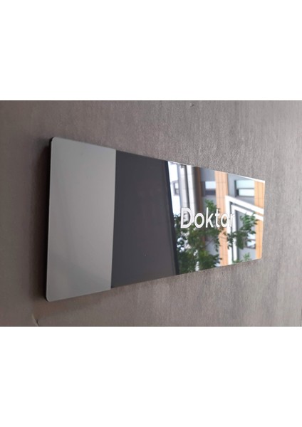 - Klasik Seri Fizyoterapist Kapı Isimliği Antrasit 24X9 cm modelleri