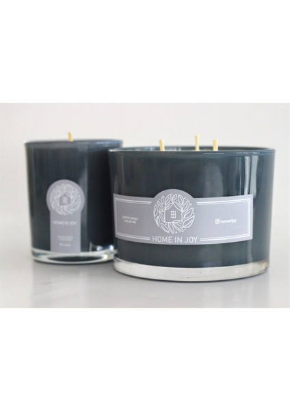 Mum 450G+190G Soya Amber Kokulu Ocean Antrasit Mavi 1210G Cam 2li Set fırsatları