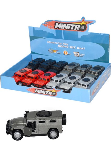 FY5178H-12D 1:36 Minitro 1:36 Metal Çek Bırak Işıklı Askeri Akrep fiyatları