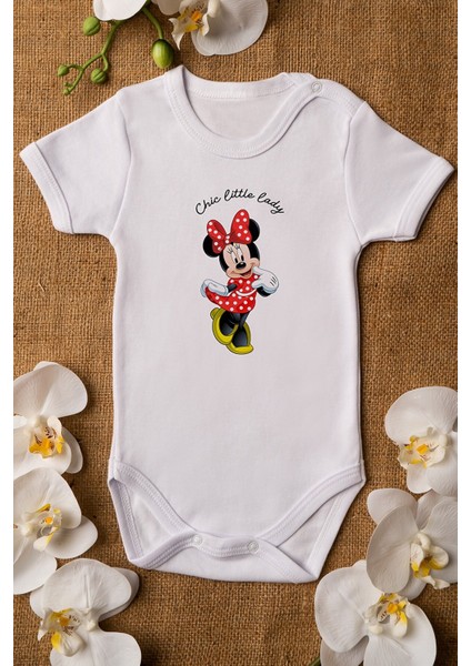 Kız Bebek Little Lady Minnie Mouse Organik