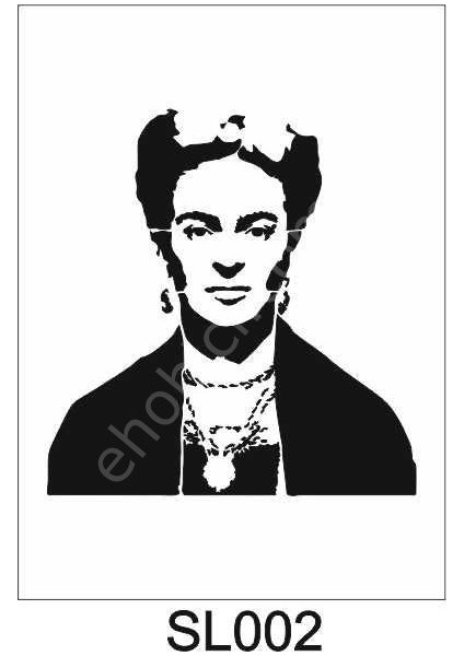 Siluet Desenler Stencil Şablon 25X25 SL-002