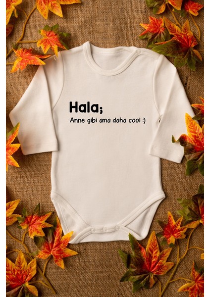 Unisex Bebek Hala Daha Cool Yazılı Organik Baskılı