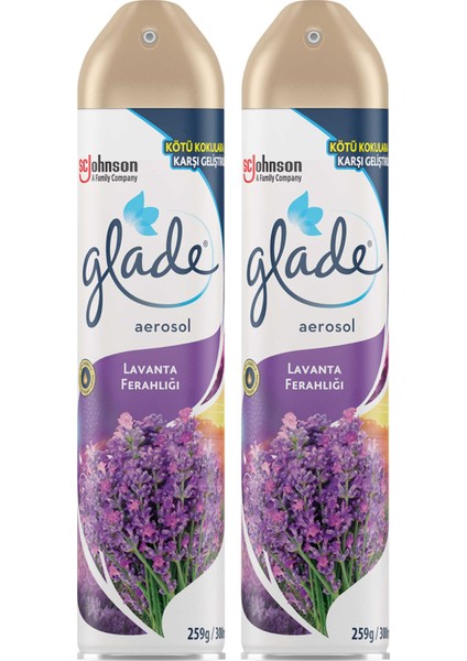 Aerosol Oda Kokusu Lavanta Ferahlığı 300 ml 2'li