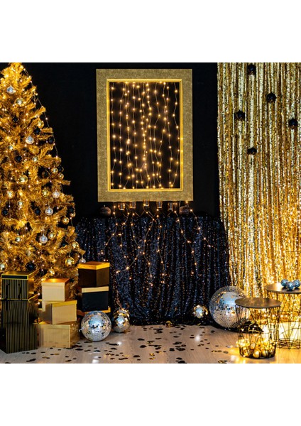 Led'ler Dize Işık Bakır Tel Noel Peri Işıklar Kapalı (Yurt Dışından)