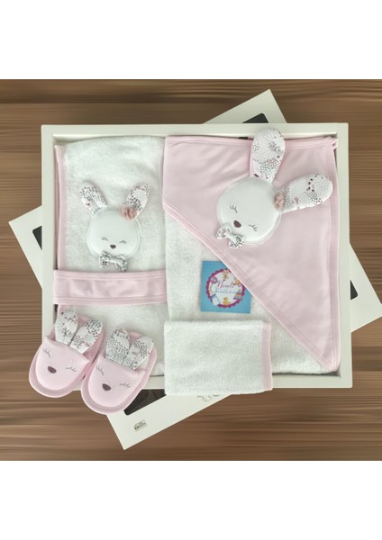 Bornoz Seti Tavşanlı Pembe