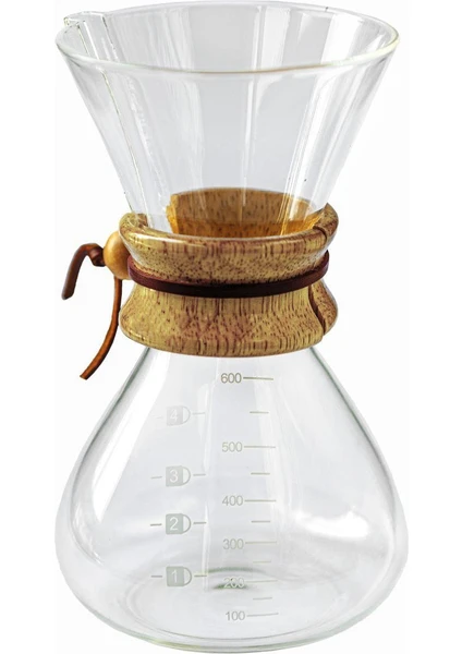 Black Goat Chemex 600 ml Ahşap Tutacaklı