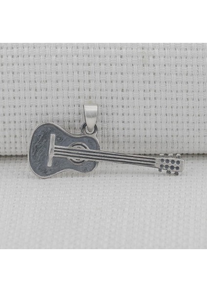 Gitar Tasarımlı 925 Ayar Gümüş Kolye Ucu fiyatları
