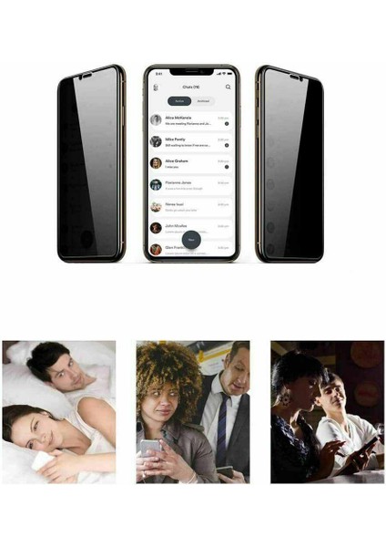 iPhone 11 Privacy Hayalet Cam Ekran Koruyucu Yüksek Kalite