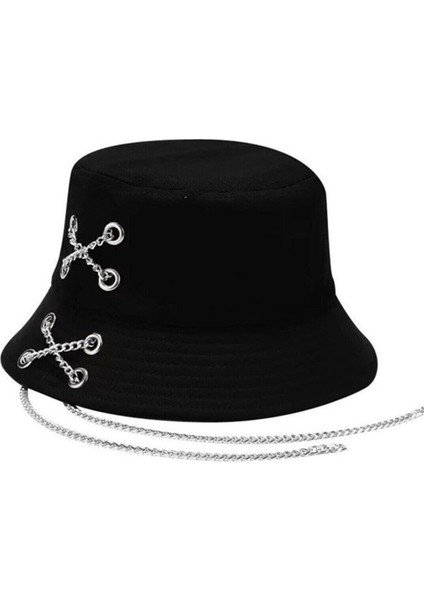 Tasarım Zincirli Bucket Şapka