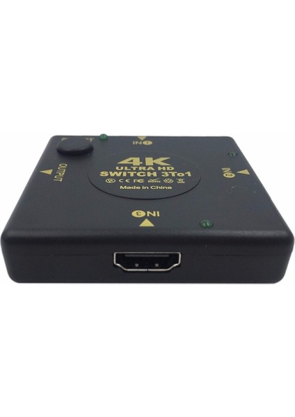 4K Değiştirici HDMI Uyumlu Bölücü 4k*2k 3D Mini 3 Bağlantı Noktalı Hd Anahtarı DVD Hdtv Xbox Ps3 Ps4 1080P Için 3'ü 1 Arada Bağlantı Noktası Hub (Yurt Dışından) fırsatları
