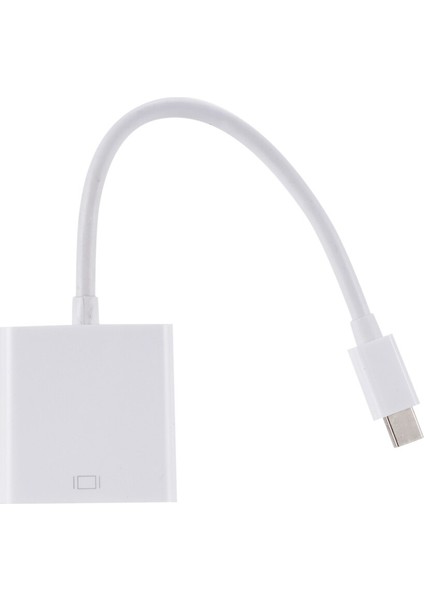 Macbook Air Pro Için Imac Mac Mini Thunderbolt Mini Displayport Ekran Bağlantı Noktası Mini Dp VGA Kablosu Adaptörü 1080P Hdtv Monitör Için (Yurt Dışından)