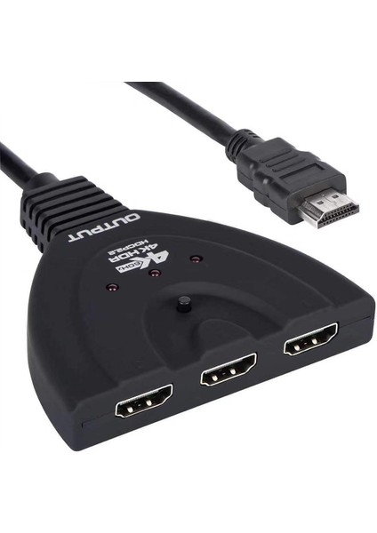 4K 60hz HDMI Uyumlu Switcher Switch Selector Splitter, Hdtv DVD Tv Kutusu Z2 Xbox Ps4 Için Hub ile (Yurt Dışından)