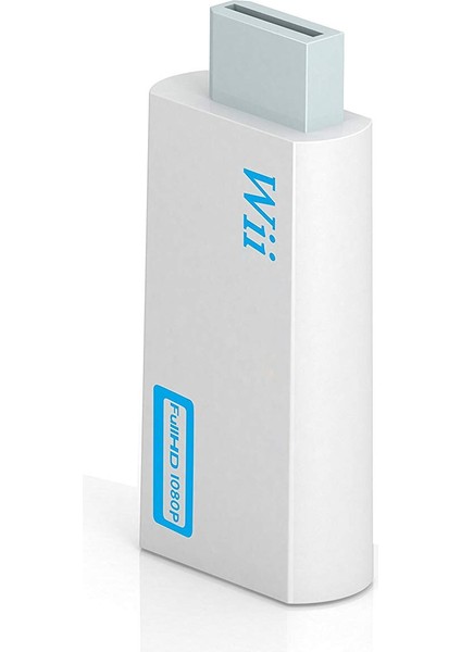 Full Hd 1080P Wii - HDMI Uyumlu Dönüştürücü Adaptör WII2HD Dönüştürücü Pc Hdtv Monitör Ekranı Için 3.5mm Ses (Yurt Dışından)