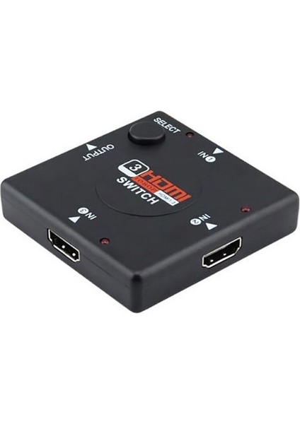 3 Port HDMI Uyumlu Anahtar Değiştirici Hd Splitter Hd Port Için Hdtv 1080P Video Dv Hdtv 1080P Vedio HDMI Kablosu R (Yurt Dışından)