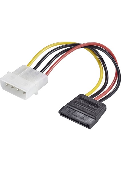 Sata Power 4 Pin Ata To Sata Çevirici Dönüştürücü 15 cm Kablo