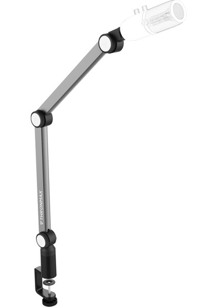 S2 Caster Boom Stand Siyah 3m Xlr 360° Ayarlanabilir Kablo Klipsli Mikrofon Standı