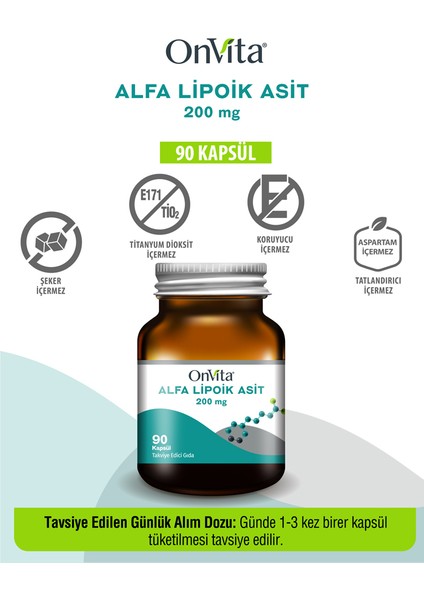 Alfa Lipoik Asit 200 Mg