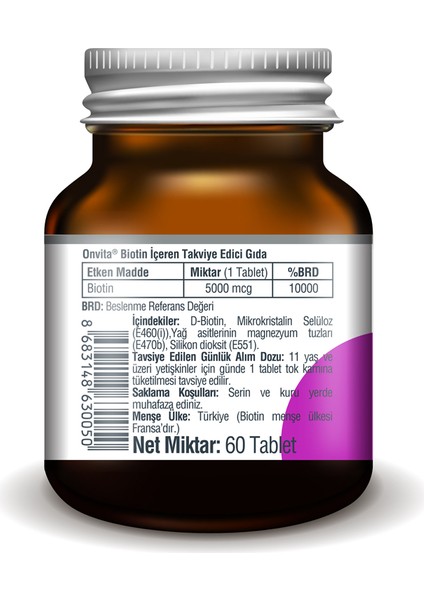 Biotin 5000 Mcg