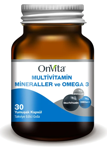 Multivitamin Mineraller ve Omega 3