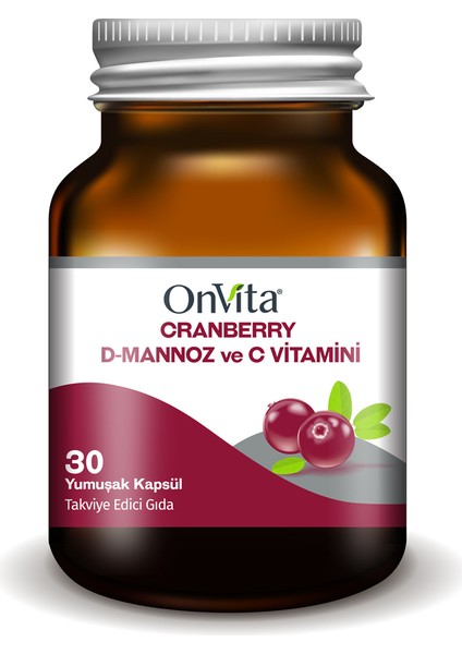 Cranberry D-Mannoz ve C Vitamini