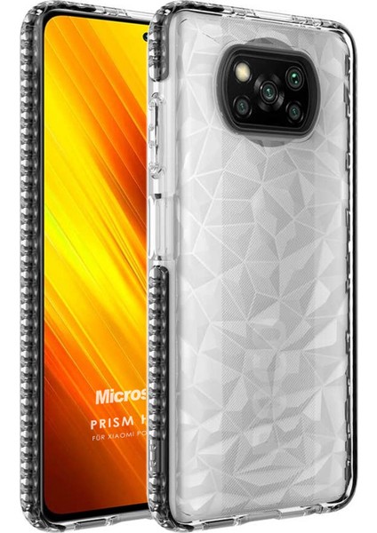 Xiaomi Poco X3 Nfc Kılıf Prism Hybrid Siyah